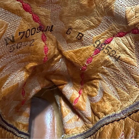 Lucchese 1883 Vintage Cowboy Western Boots Women's Size 6 - Picture 10 of 10